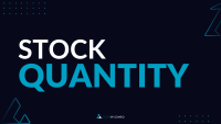 How to configure Stock Quantities